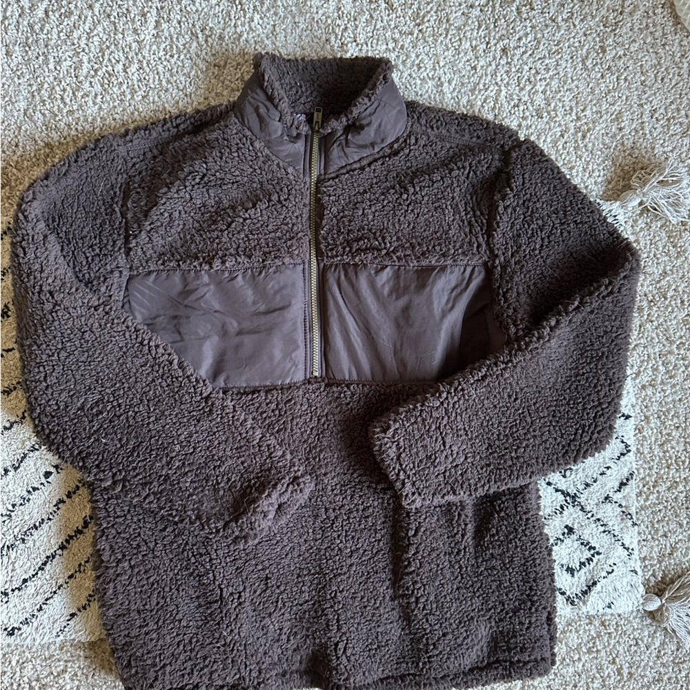 Brown Sherpa fleece